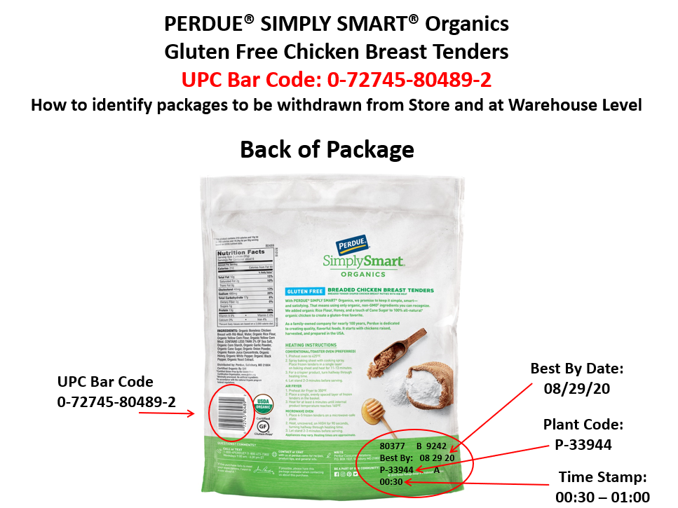 Perdue Simply Smart Organics Gluten Free Tenders