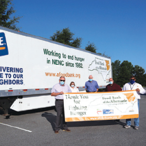 Perdue Farms Provides Food Bank of Albemarle New Refrigerated Tractor