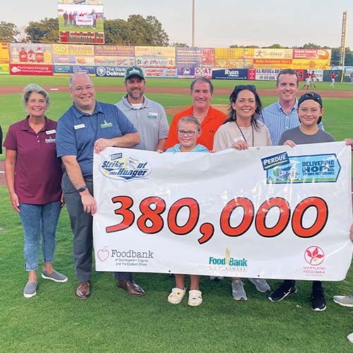 Perdue Strike Out Hunger  Challenge on Delmarva Has Delivered 1.3 Million Meals for Hunger Relief