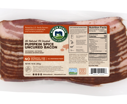 Niman Ranch&rsquo;s Pumpkin Spice Bacon Is Back in time for Fall