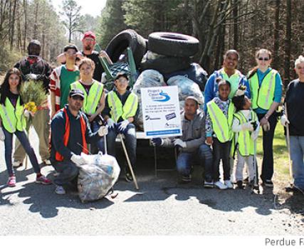 Perdue associates and family members have participated in Project Clean Stream efforts since 2008.
