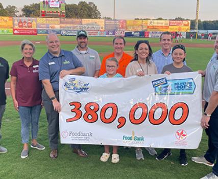 The 2023 Perdue Strike Out Hunger Challenge on Delmarva generated more than 380,000 meals across the region.