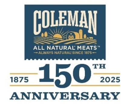 150th year anniversary Coleman