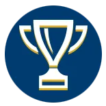 An icon of a trophy, indicating success