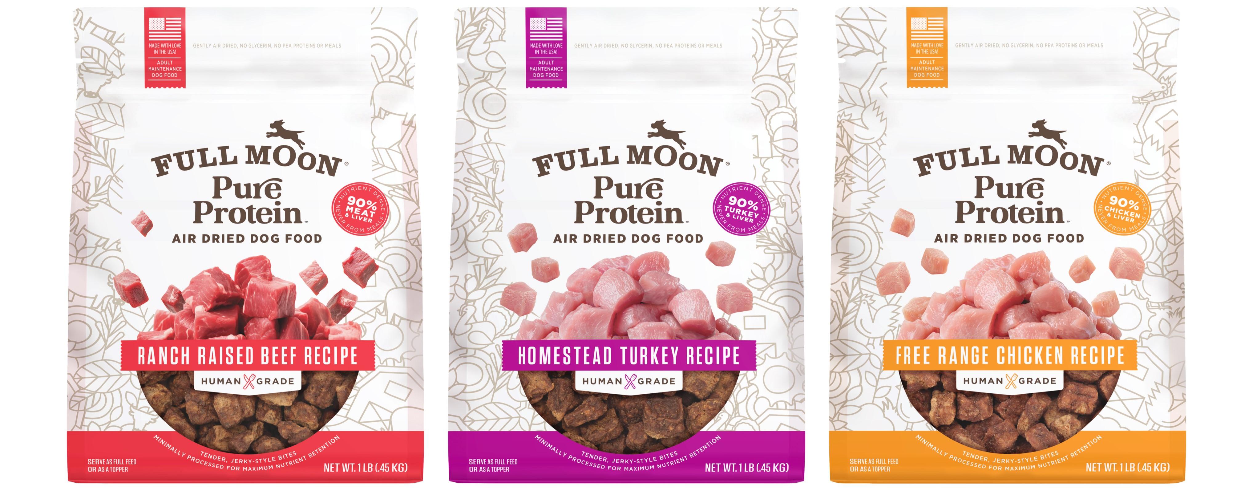 New Full Moon&reg; Pure ProteinTM Air-Dried Dog Food Makes It Easier to Choose Human-Grade Benefits for Your Pet