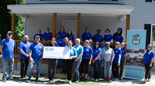 Perdue associates joined Habitat for Humanity of Wicomico County on a Women&rsquo;s Build project in Salisbury, Md.