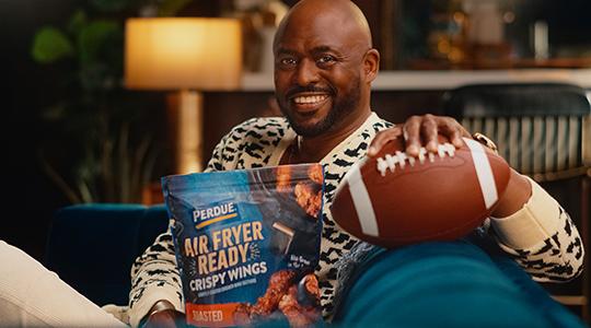 Wayne Brady Grab Some Perdue Air Fryer Ready Crispy Wings and Wing It During the First Big Game Improv Show