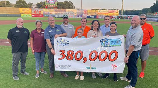 The 2023 Perdue Strike Out Hunger Challenge on Delmarva generated more than 380,000 meals across the region.