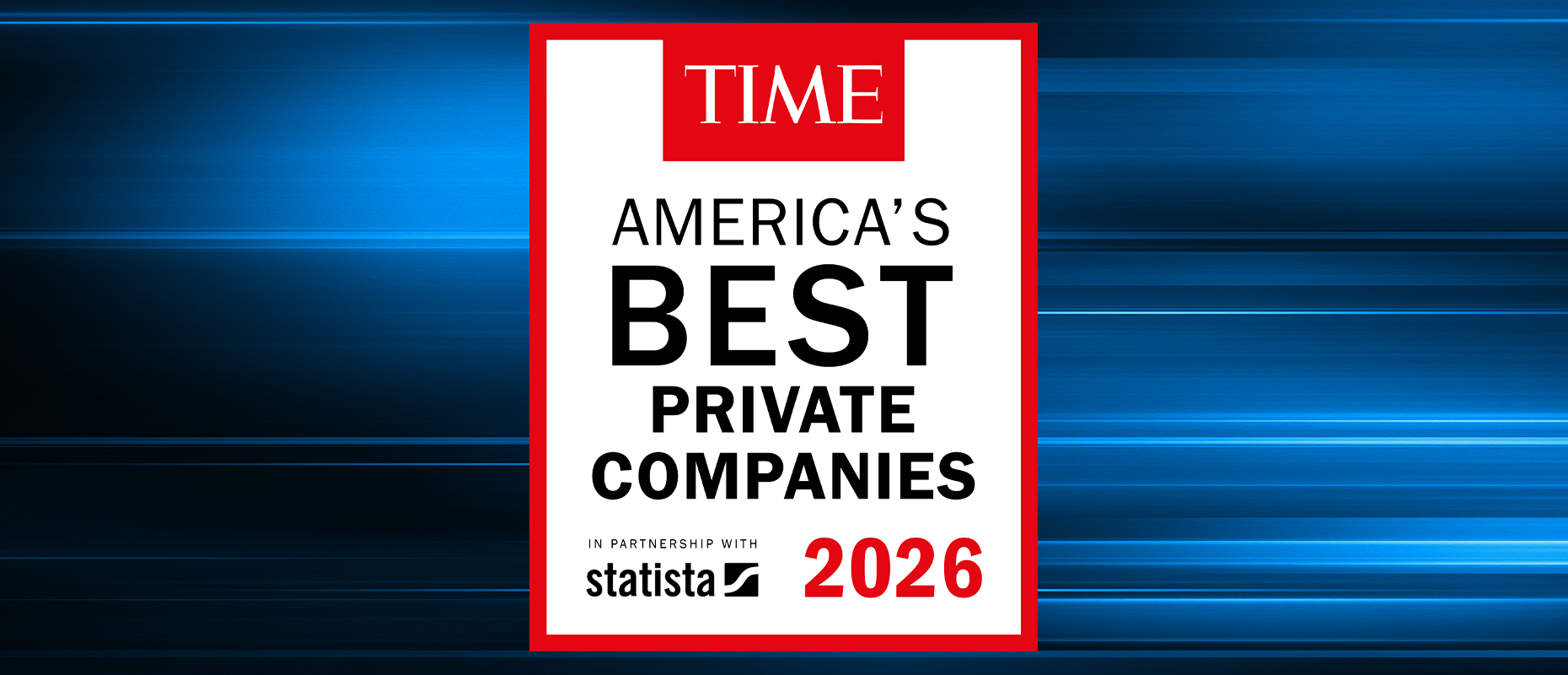 TIME Best Workplaces award badge for 2026
